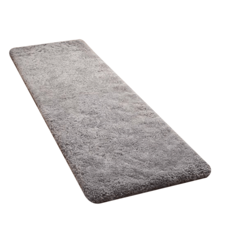 พรม MJHOMEDESIGNS BEDSIDE CARPET 78 ขนาด 80*150 ซม. เทา NO.1_0